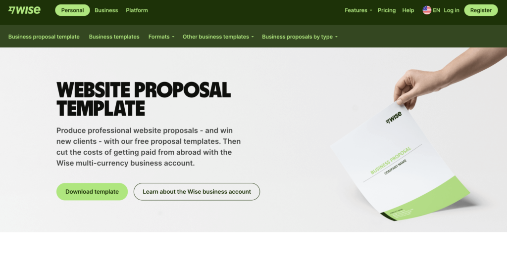 Wise-web-proposal-templates