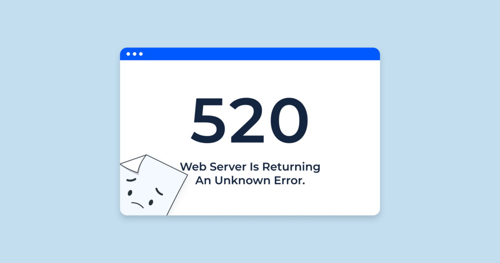 520 Web Server Returns Unknown Error