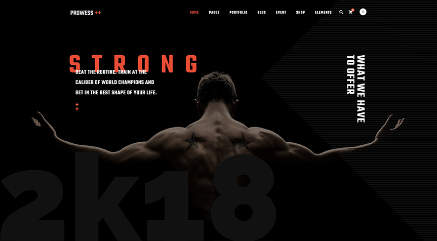 Prowess  Fitness WordPress Templates