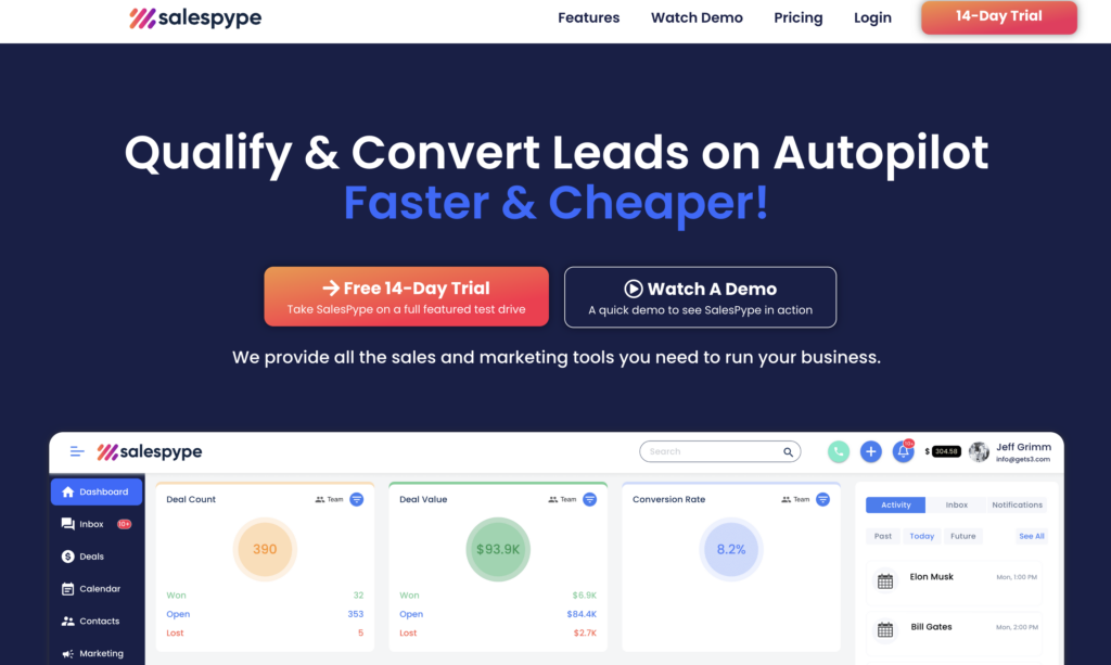 SalesPype-all-in-one-marketing-platform