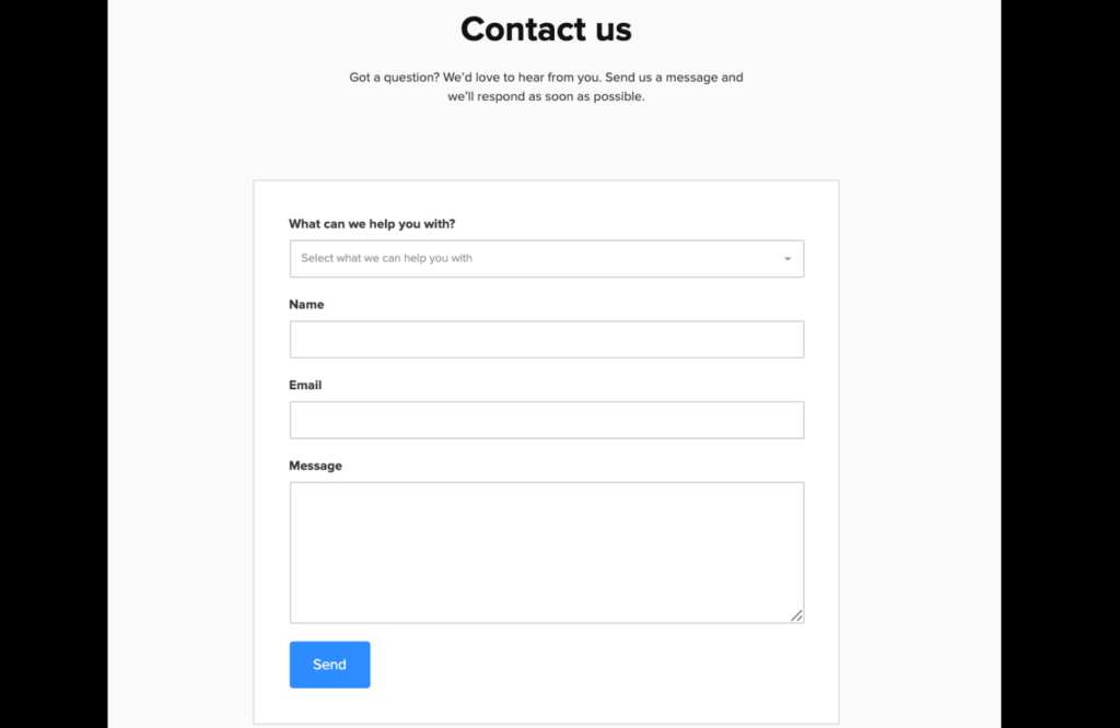 Complicated Contact Forms