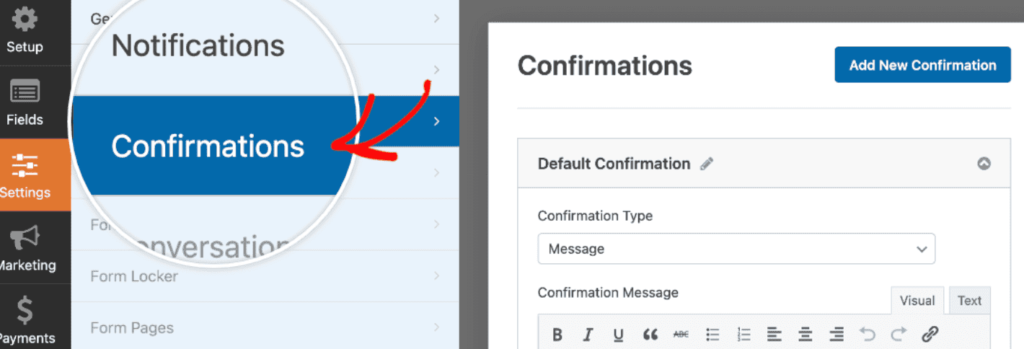 How to Build a Booking System with WordPress? 86 Configure-confirmations
