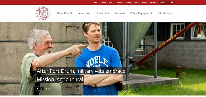 How to Create an Engaging University Website Design in 2025 87 Cornell University