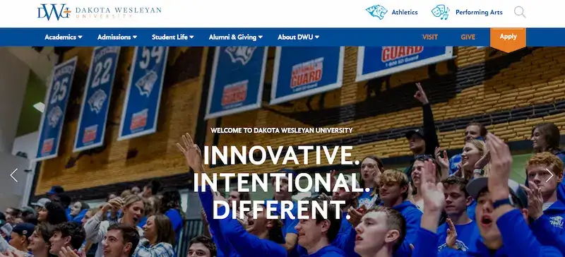 How to Create an Engaging University Website Design in 2025 90 Dakota Wesleyan University