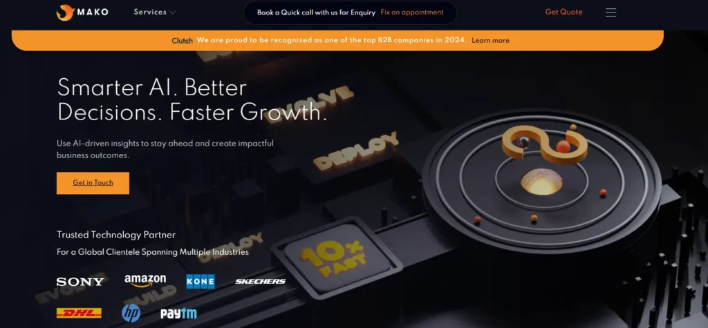 Top 10 Modern IT Company Website Design Examples 85 Mako IT Lab