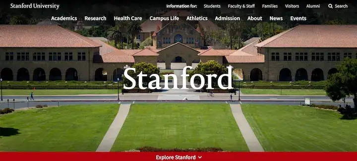 How to Create an Engaging University Website Design in 2025 86 Stanford University