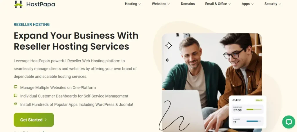 Die 5 besten Reseller-Hosting-Anbieter in Kanada für 2025 (83) HostPapa Reseller Hosting