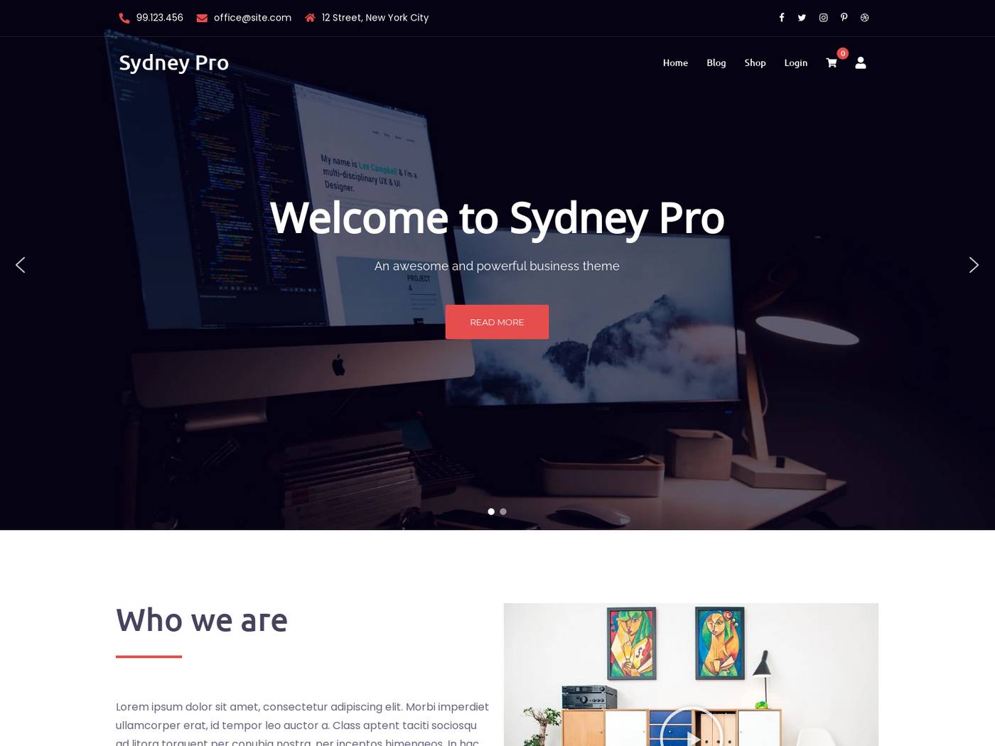 Bästa WordPress-webbdesigner för nätverksleverantörer 82 Sydney