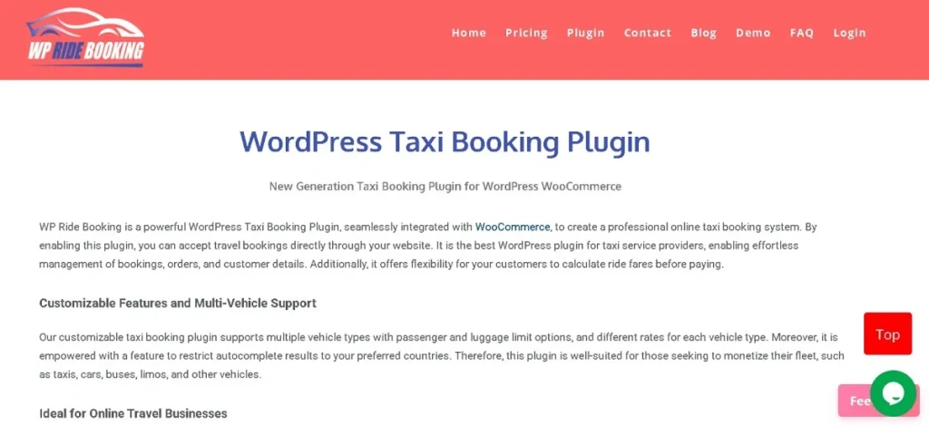 I migliori plugin per la prenotazione di taxi per WordPress: le migliori scelte del 2025 (82) Plugin di prenotazione WPRide