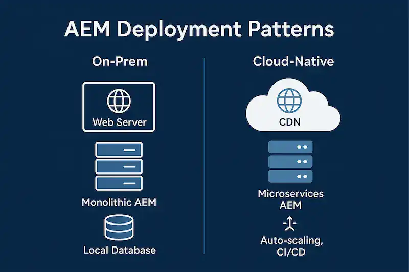 Designing Robust AEM Architecture: Strategies and Patterns 79 On-Prem vs Cloud-Native Architectures