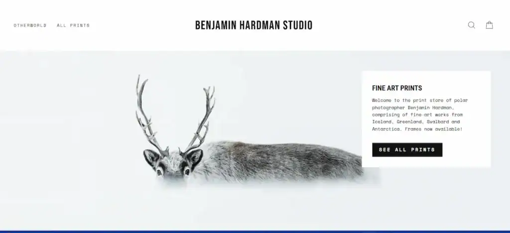 80 Beispiele und Designideen für die besten Webseiten von Kunsthandwerkern Benjamin Hardman