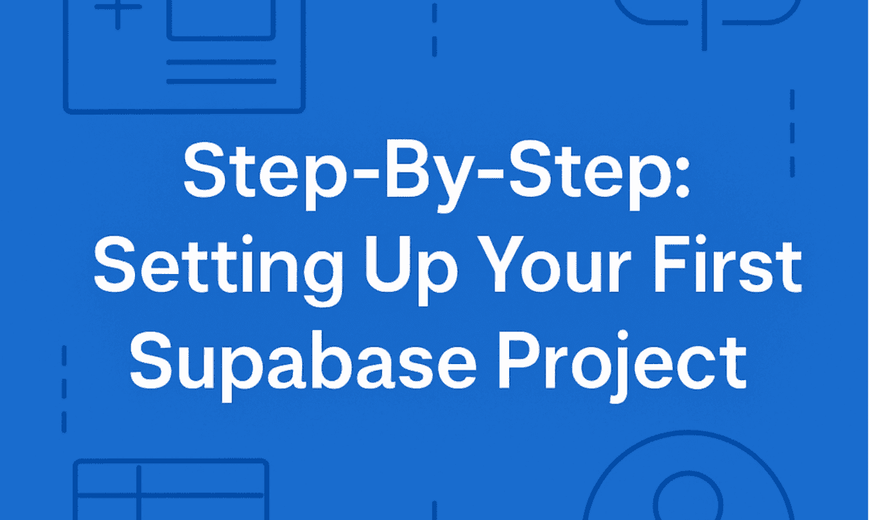 Wat is Supabase: een complete beginnershandleiding voor ontwikkelaars in 2026 (79) Je eerste Supabase-project opzetten