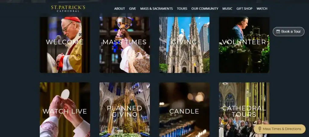 あなたを刺激する最高のカトリック教会ウェブデザインのアイデアと例 78 saintpatrickscathedralorg-カトリック教区-ウェブサイトデザイン