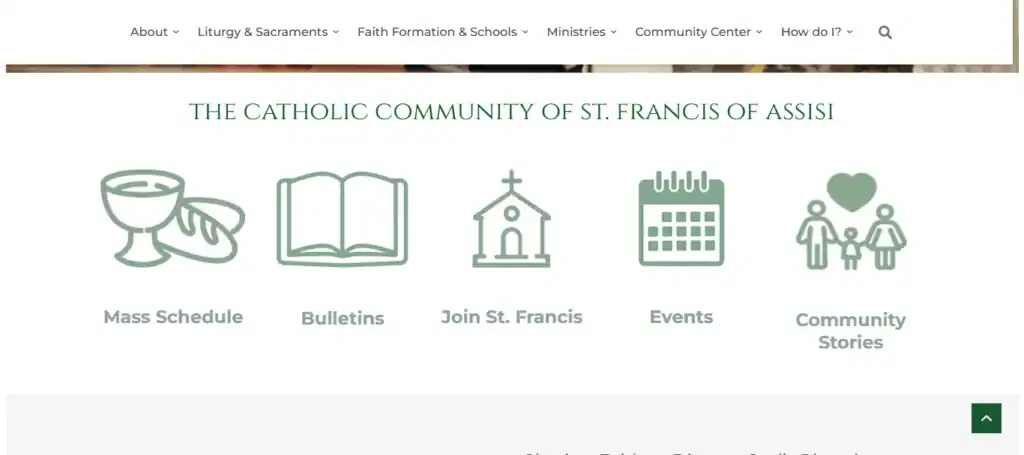 あなたを刺激する最高のカトリック教会ウェブデザインのアイデアと例 81 stfrancisraleigh-カトリック教区-ウェブデザイン