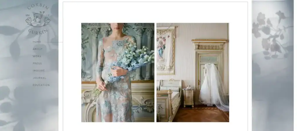 Best Minimalist Photography Website Design Examples 83 Corbin Gurkin Photography Website