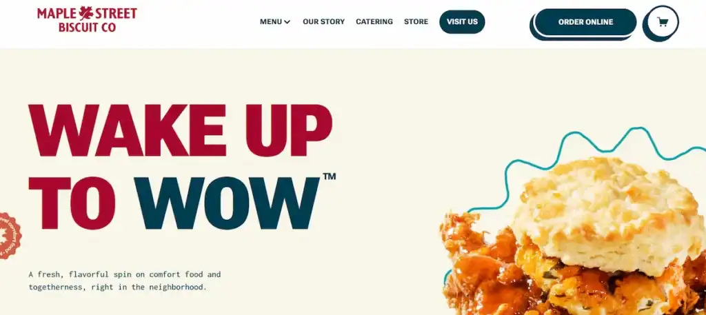最高のローカル小売ウェブサイト:UXに関する洞察、デザイン事例、アイデア 83 メープルストリートビスケット