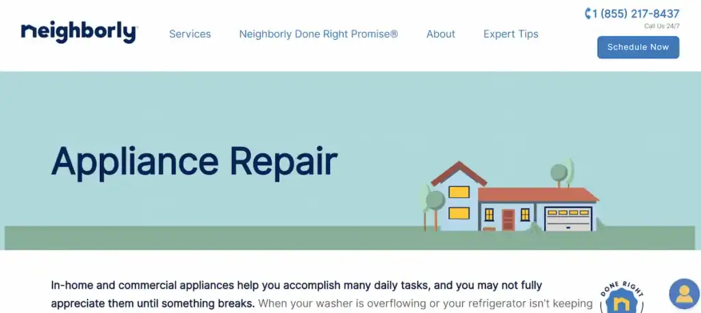 أفضل أمثلة وأفكار تصميم مواقع إصلاح الأجهزة المنزلية 84 إصلاح الأجهزة المنزلية من نيبرلي