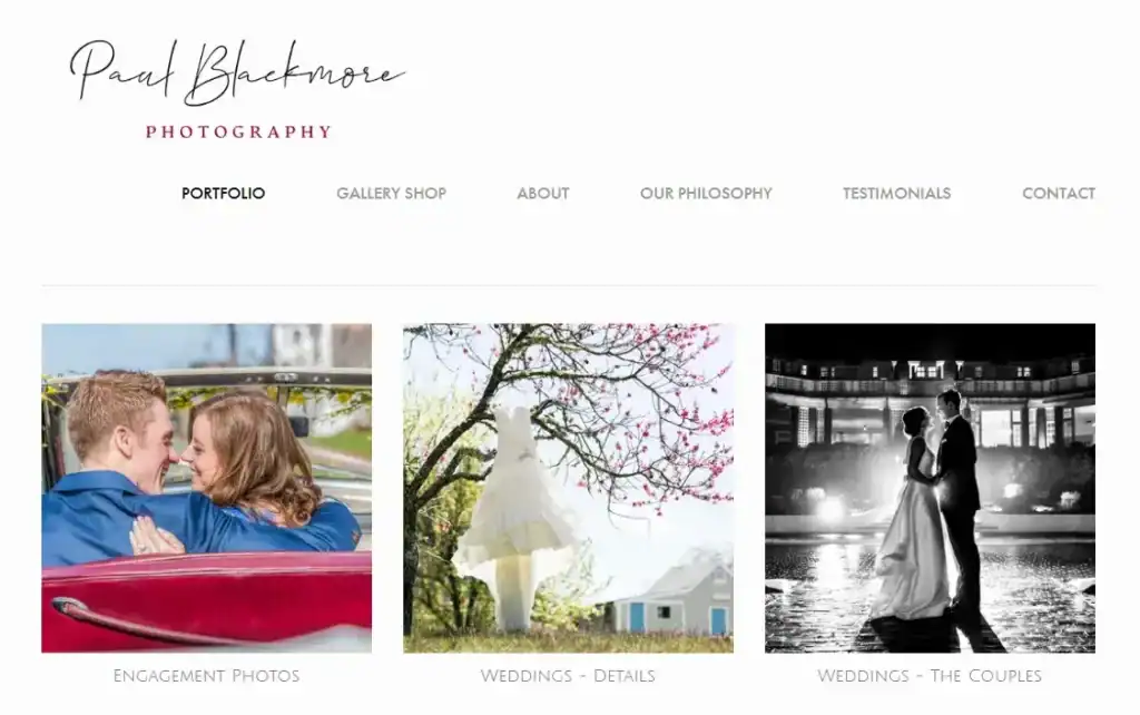 Best Minimalist Photography Website Design Examples 82 Paul Blackmore Photography Website