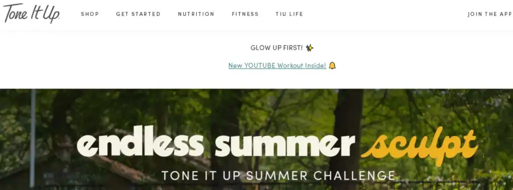 Bästa exempel på träningssajter som inspirerar dig 85 Toneitup