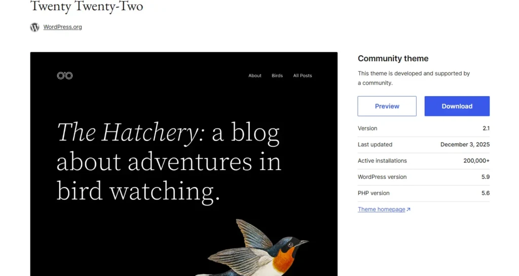 De snabbaste WordPress-teman för 2026 (gratis och premium) 95 Tjugo tjugotvå