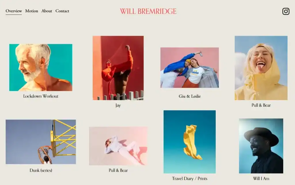Best Minimalist Photography Website Design Examples 80 Will Bremridge Photography Website