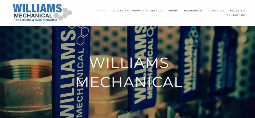 配管・空調設備のデザインインスピレーションに最適なウェブサイト80選 ウィリアムズ・メカニカル