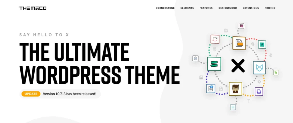 De snabbaste WordPress-teman för 2026 (gratis och premium) 91 X-tema av Themeco