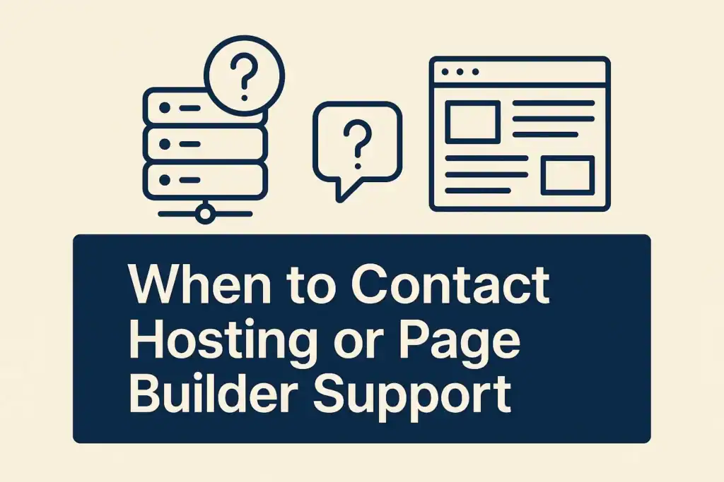 Troubleshooting Guide: Page Builder Not Showing in WordPress 79 When to Contact Hosting or Page Builder Support