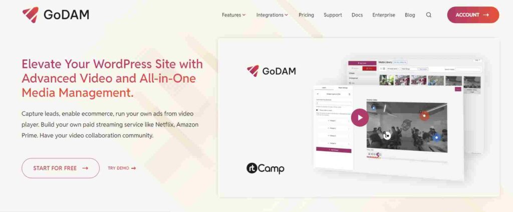 Reseña de GoDAM: La mejor herramienta de vídeo todo en uno para WordPress 78 Reseña de GoDam