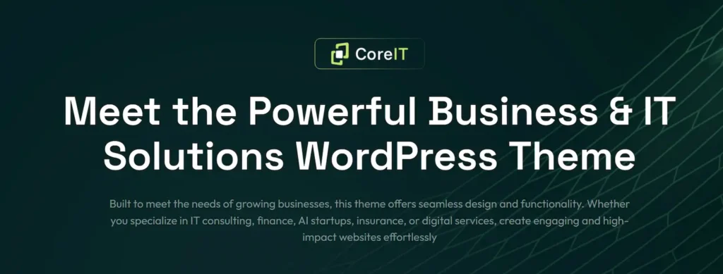 Best Corporate Website Themes for Modern Businesses in 2026 87 Core IT