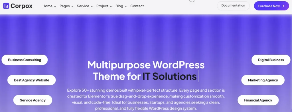 Best Corporate Website Themes for Modern Businesses in 2026 85 Corpox