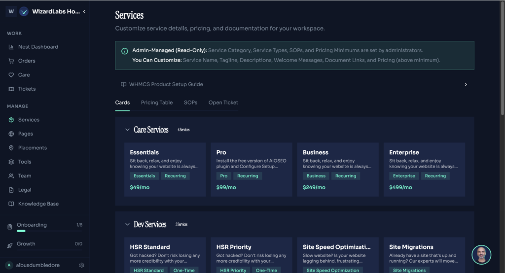 Seahawk lanserar Pro Services Platform (PSP) för webbhotell och WordPress-leverantörer 80 Intelligent tjänstesynkronisering med anpassning på fältnivå