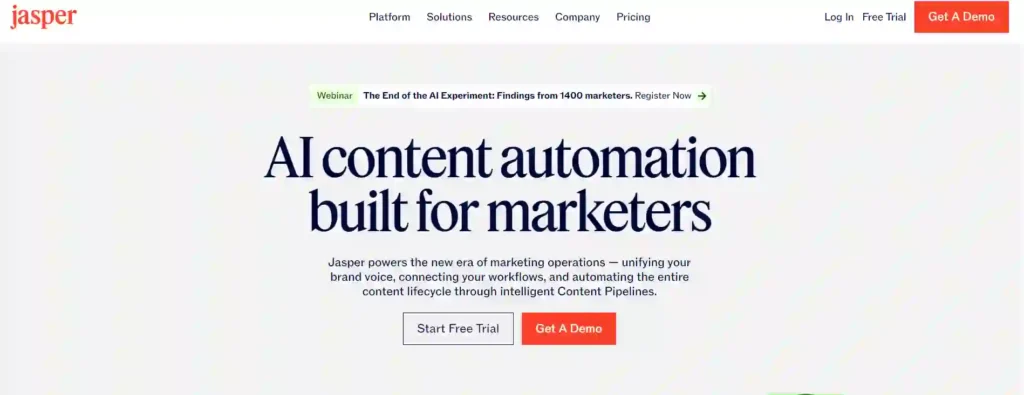 The Best ChatGPT Alternatives That Actually Deliver Results 83 Jasper AI tool for marketing