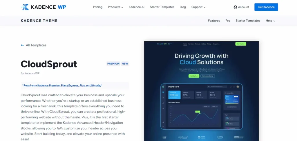 Best Corporate Website Themes for Modern Businesses in 2026 80 Kadence CloudSprout Theme