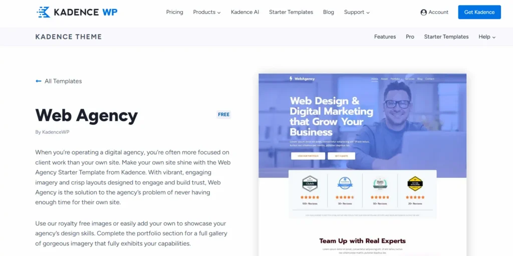 Les 12 meilleurs thèmes WordPress gratuits pour agences : la liste ultime 86 Agence web Kadence