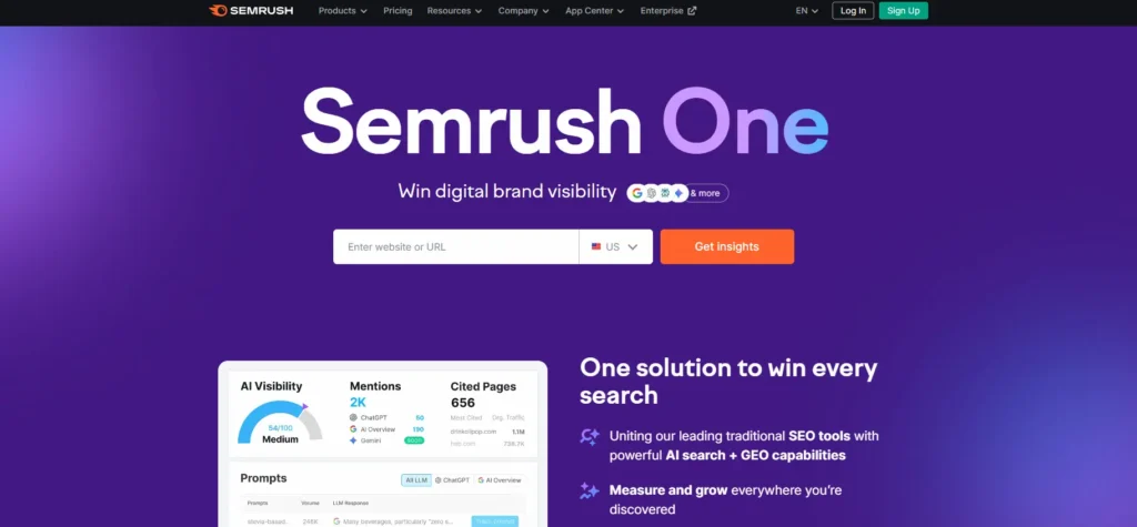 Utforskar de bästa webbcrawlers för SEO 84 SEMrushs hemsida