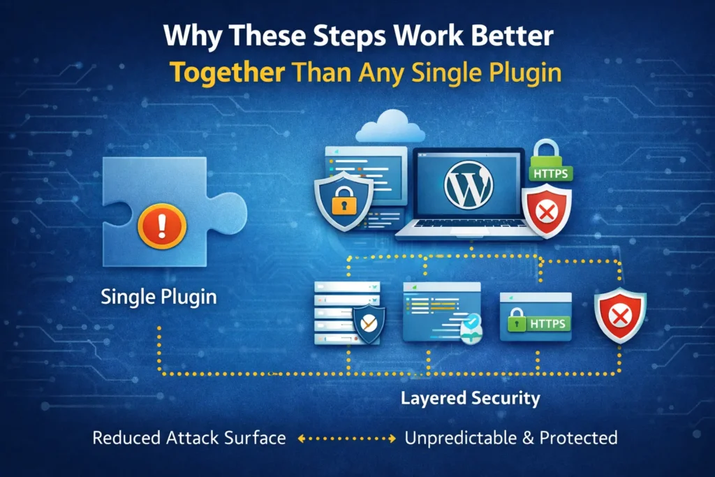 How to Harden WordPress Security Without Using Plugins 79 WordPress security: layered approach beats plugins