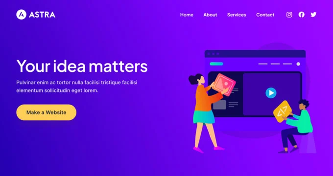 Procurando os melhores temas gratuitos para blogs WordPress? Aqui estão os que valem a pena usar em 2026 Tema Astra para blogs WordPress