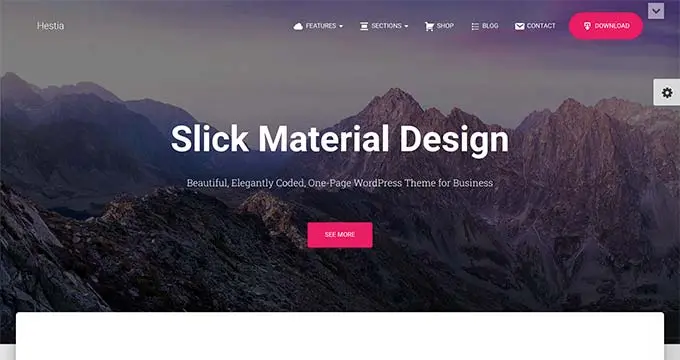 Procurando os melhores temas gratuitos para blogs WordPress? Aqui estão os que valem a pena usar em 2026 Héstia - tema para blog WordPress