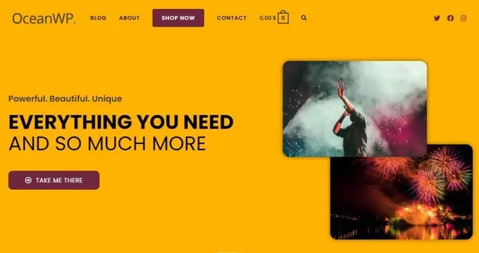 Procurando os melhores temas gratuitos para blogs WordPress? Aqui estão os que valem a pena usar em 2026 oceanwp-wp-blog-theme