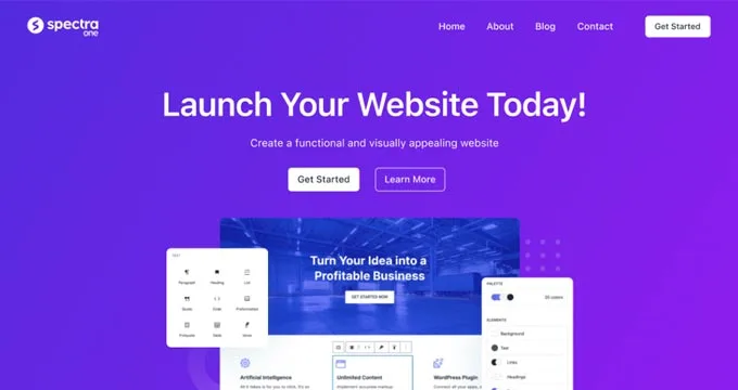 Procurando os melhores temas gratuitos para blogs WordPress? Aqui estão os que valem a pena usar em 2026 Spectra One - Tema para blog WordPress