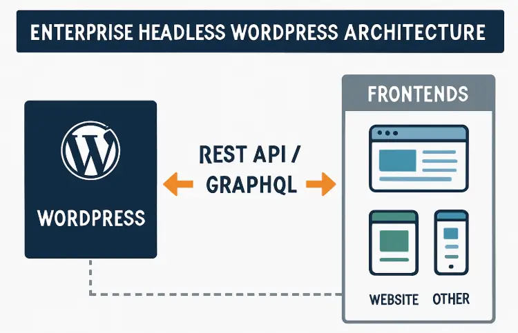 Enterprise Headless WordPress-udvikling: Alt du behøver at vide 78 Enterprise Headless WordPress-arkitektur