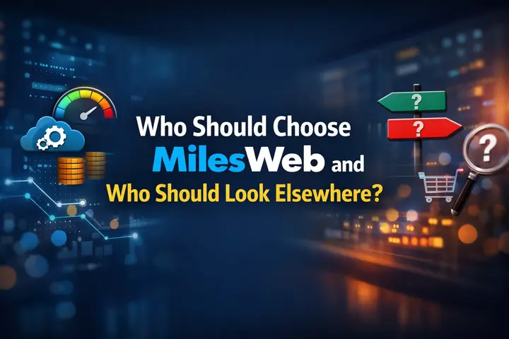 MilesWeb-anmeldelse for 2026: Hastighed, priser og support Testet 80 MilesWeb valg eller alternativer?