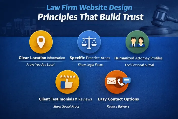 ما الذي يجعل موقعًا إلكترونيًا رائعًا لشركة محاماة في عام 2026 (وكيفية تصميمه) 80 مبادئ تصميم مواقع شركات المحاماة