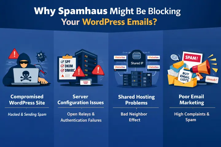 Spamhausのメールブロック:WordPressで解決する方法は? 78 Spamhausがあなたのメールをブロックする理由