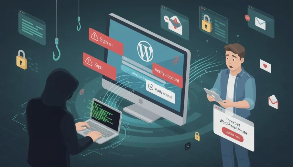 Ataques de phishing en WordPress: Cómo proteger y restaurar su sitio web 78 Trucos de phishing en WordPress