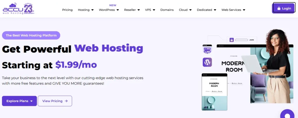 Recension av AccuWeb Hosting: Funktioner, prestanda och varför det sticker ut 78 AccuWebHosting