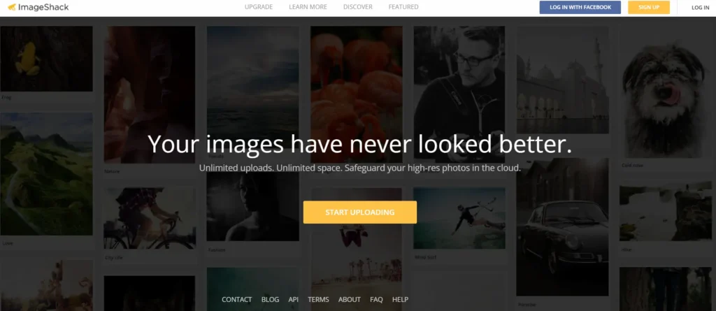 Bedste gratis billedhosting-sider til hurtige og sikre uploads 86 ImageShack