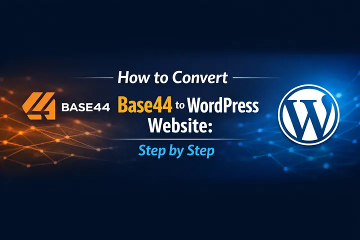 Base44 naar WordPress conversie: de complete handleiding voor beginners 79 Handleiding voor het converteren van Base44 naar een WordPress-website