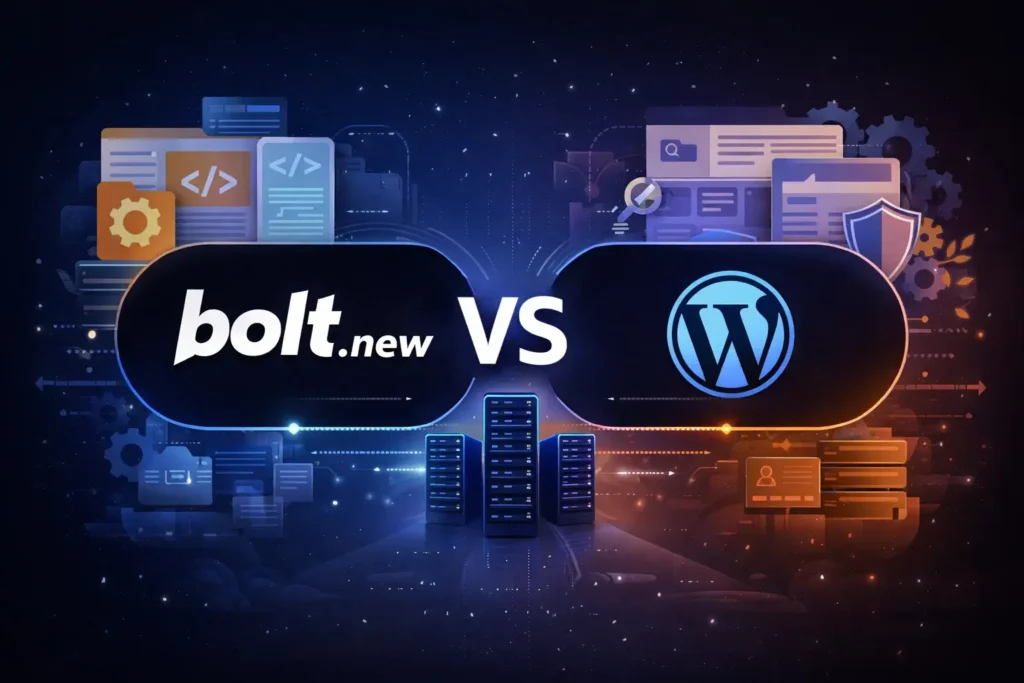 Hur man konverterar Bolt.new till en WordPress-webbplats: 5 enkla steg 78 Bolt.new jämfört med WordPress